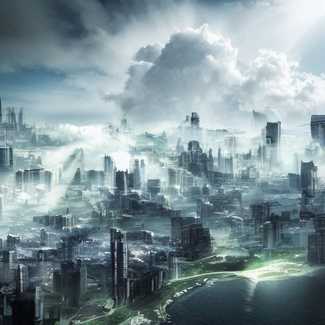 A Giant Tornado by Stability AI