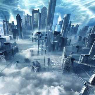 A Giant Tornado by Stability AI